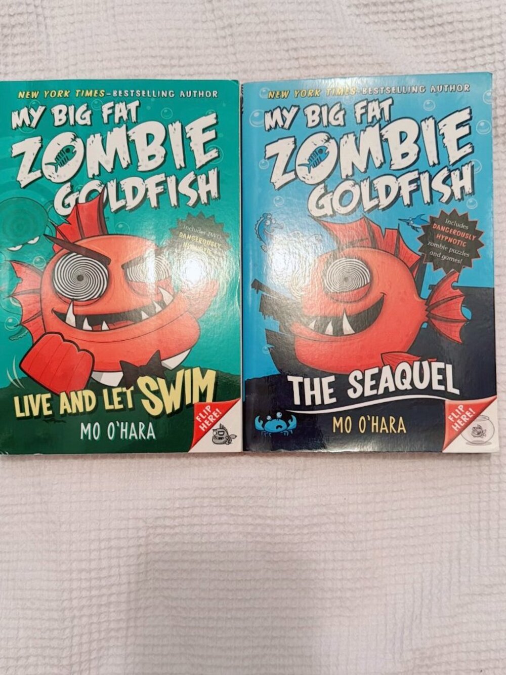 Lot of 2 books My Big Fat Zombie Goldfish